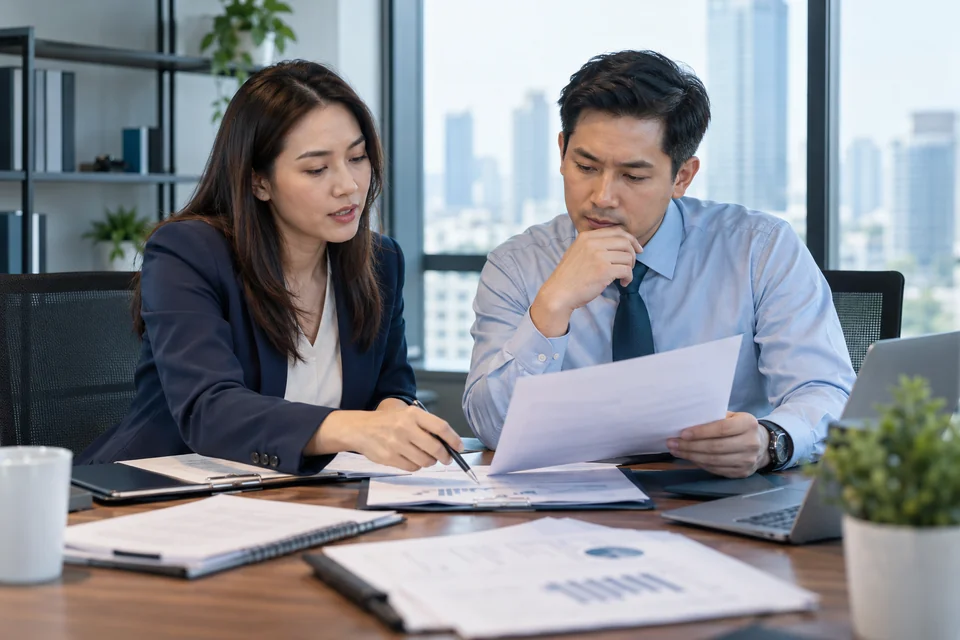 ทีมบริหารทบทวนขั้นตอนจัดซื้อและการควบคุมภายใน